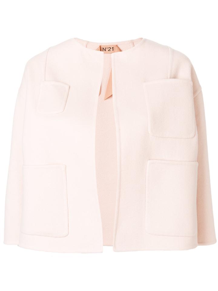 No21 Single-breasted Jacket - Pink & Purple