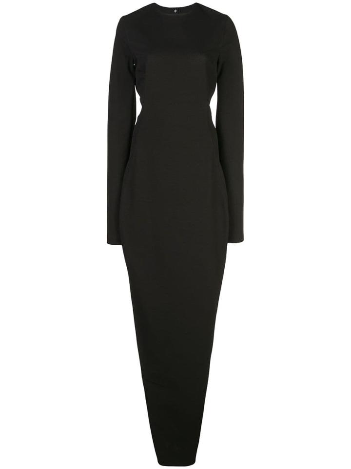 Rick Owens Backless Shift Dress - Black