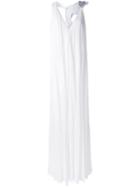 Jay Ahr Silver-tone Detail Long Dress