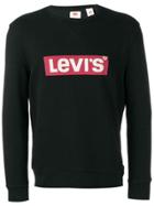 Levi's Logo Print Jumper - Black