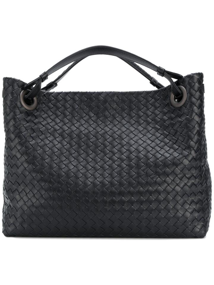 Bottega Veneta Intrecciato Weave Tote - Black