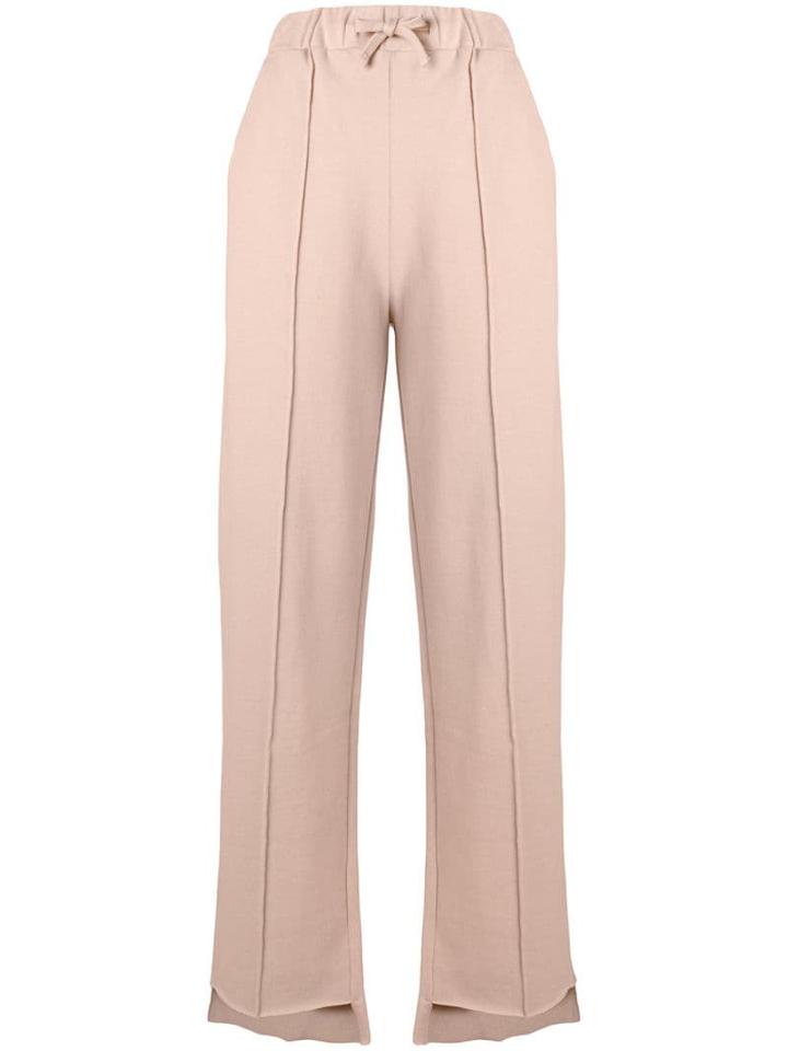 Opportuno Petra Drawstring Trousers - Neutrals