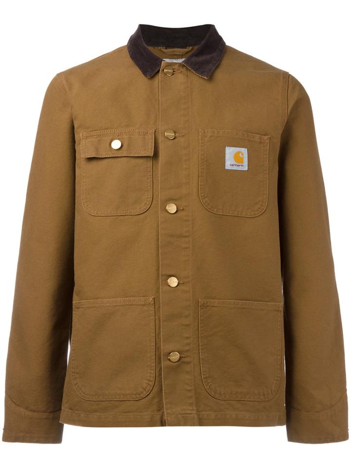 Carhartt Logo Pocket Jacket, Men's, Size: Small, Brown, Cotton