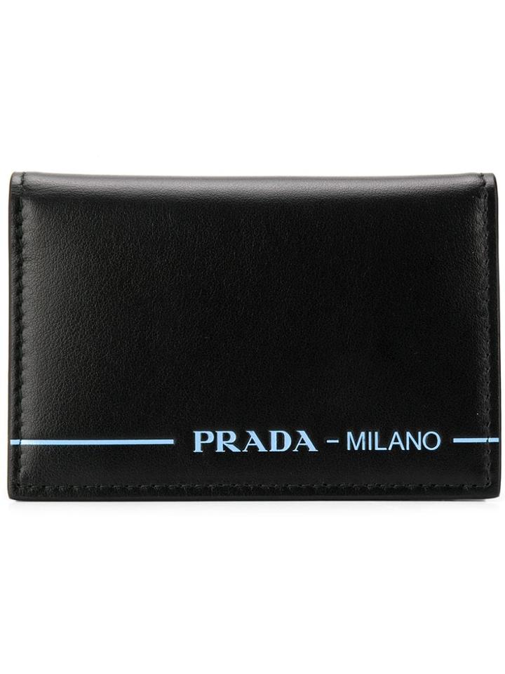 Prada Vertical Card Case - Black