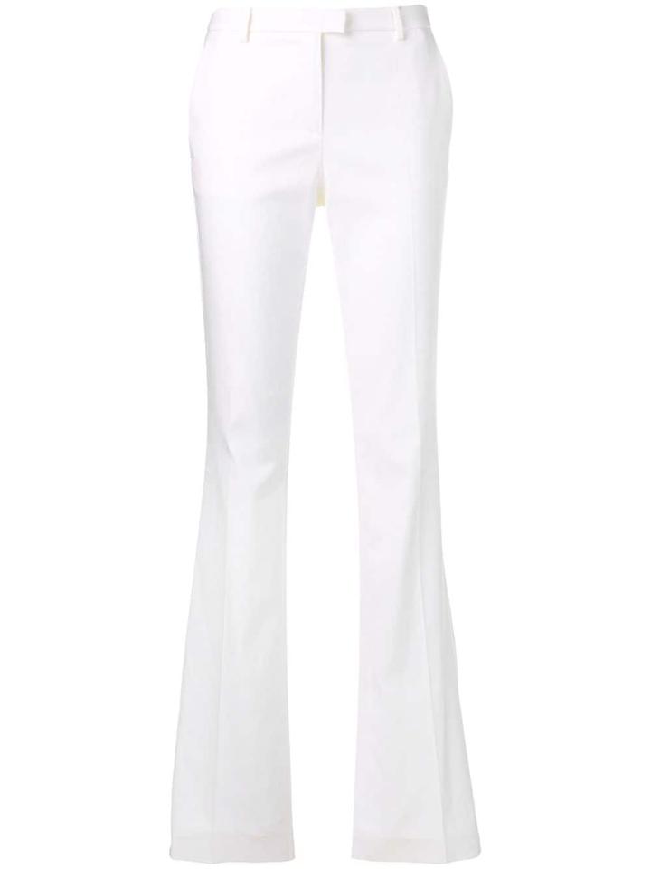 Roberto Cavalli Classic Flare Trousers - White