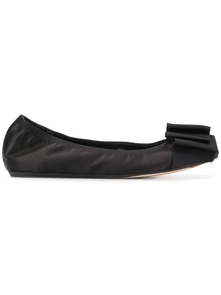 Lanvin Bow Ballerinas - Black