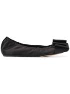 Lanvin Bow Ballerinas - Black