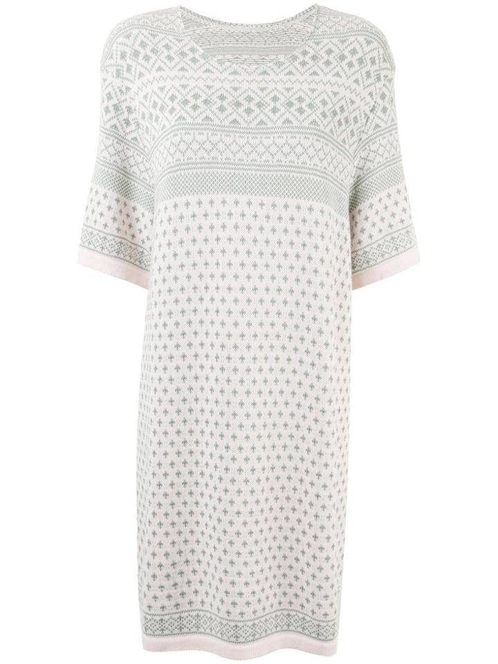 Zambesi Jacquard Knitted Dress - Pink & Purple