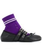 Miu Miu Sock Ballerinas - Black