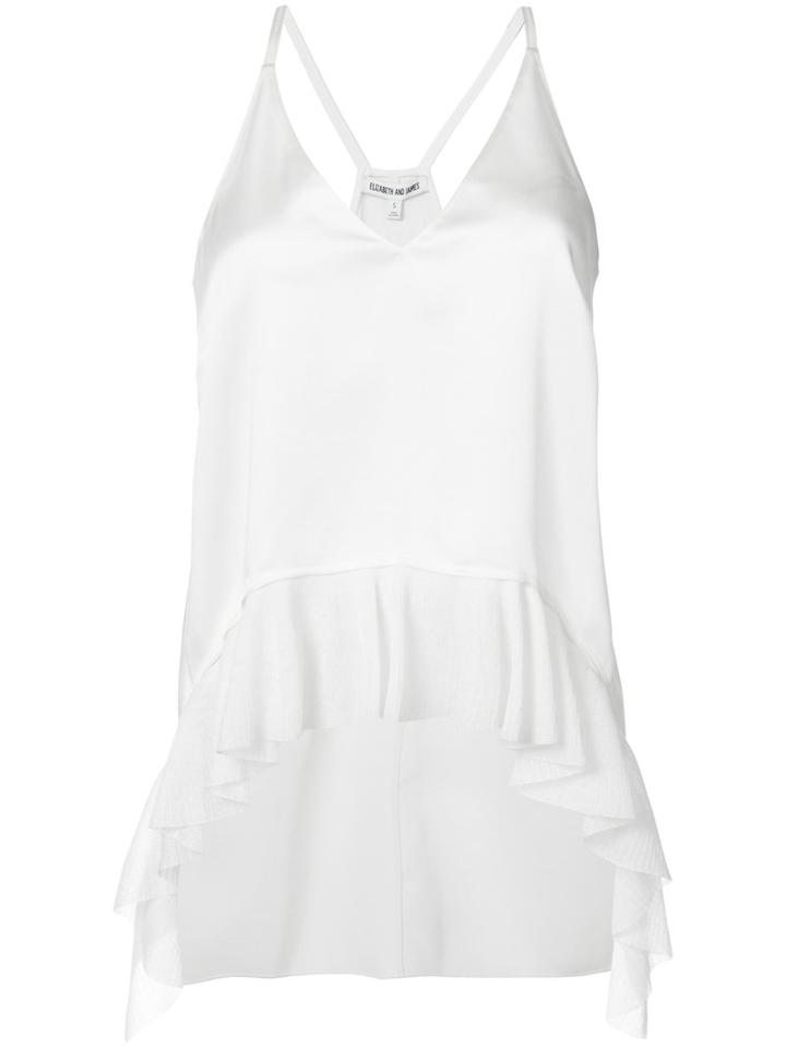 Elizabeth And James - Manette Tank - Women - Polyester/acetate - S, White, Polyester/acetate