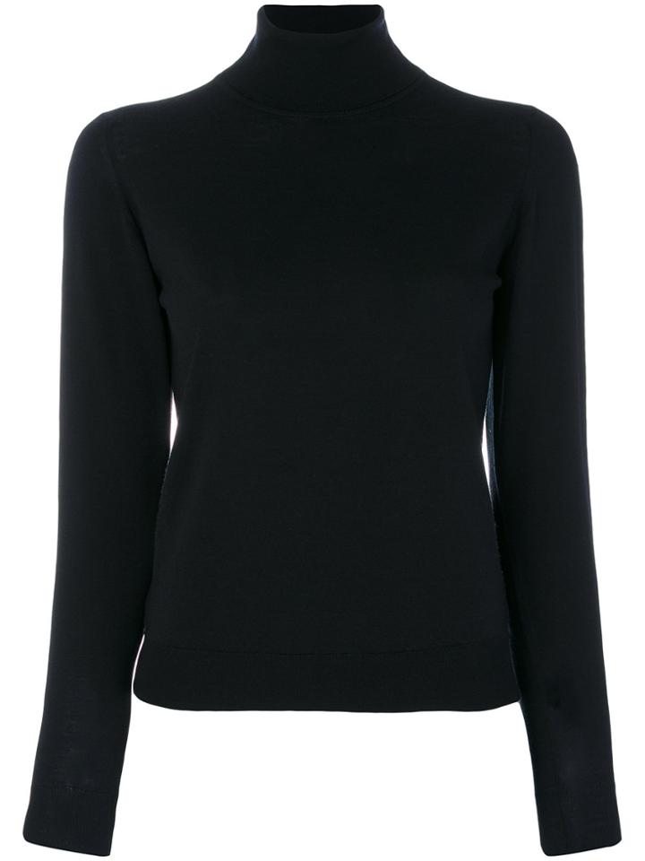 John Smedley Roll-neck Jumper - Black