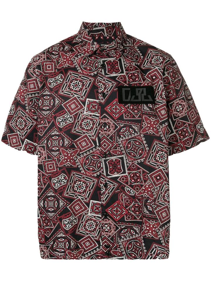 Diesel Bandana Print Logo Shirt - Black