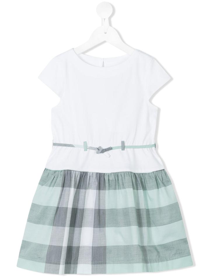 Burberry Kids - Rhonda Dress - Kids - Cotton - 8 Yrs, Girl's, White