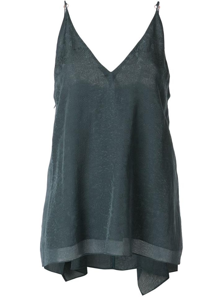 Ginger & Smart Panacea V-neck Cami Top - Blue