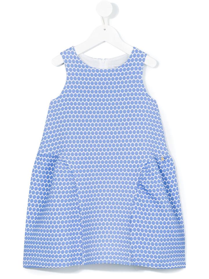 I Pinco Pallino - Dotted Dress - Kids - Cotton/polyester/spandex/elastane - 4 Yrs, Blue