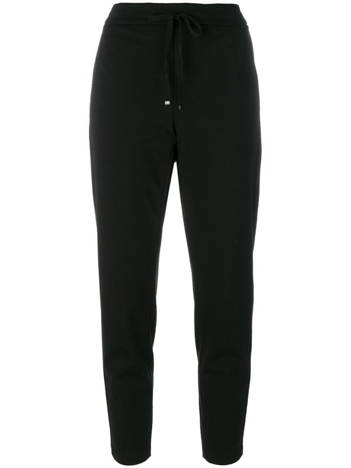 Luisa Cerano Drawstring Trousers - Black