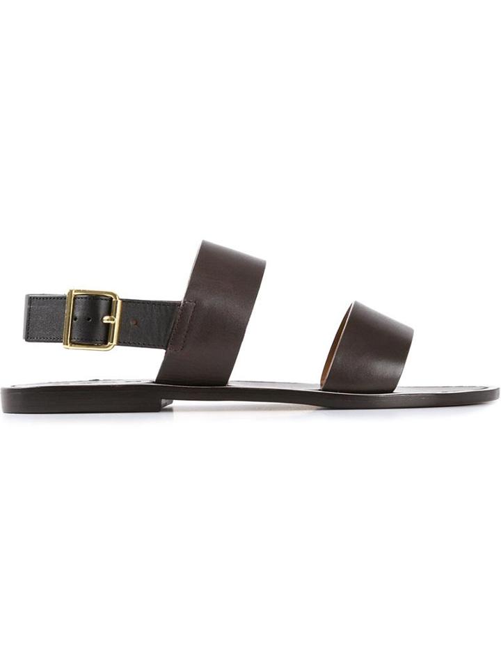 Marni Double Strap Flat Sandals