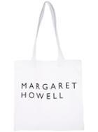 Margaret Howell Logo Shopper Tote - White