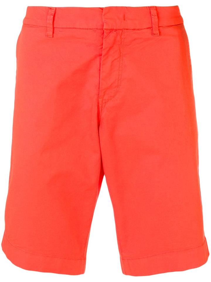 Fay Slim Fit Bermuda Shorts - Orange