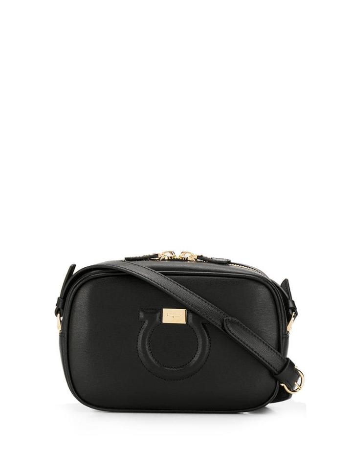 Salvatore Ferragamo Gancini Camera Bag - Black
