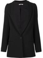 6397 Shawl Collar Blazer, Women's, Size: Small, Black, Spandex/elastane/wool
