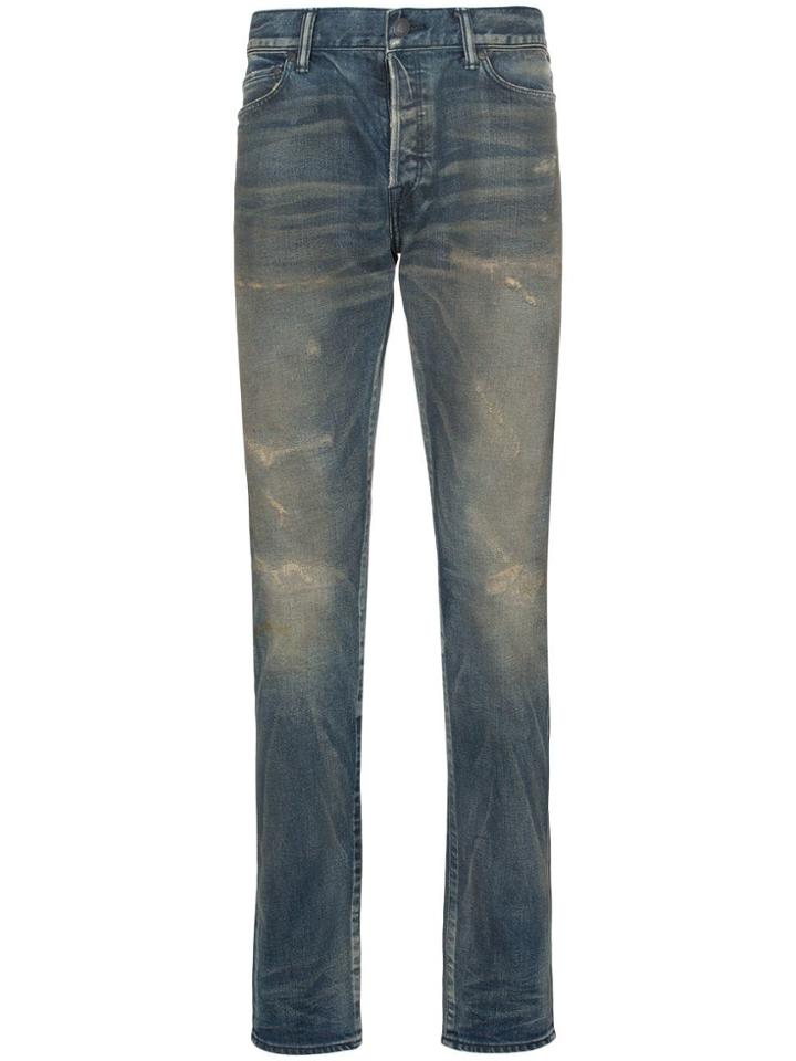 John Elliott The Cast 2 Distressed Jeans - Blue