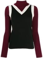 Tommy Hilfiger Tommy X Zendaya Tank Top Effect Jumper - Black