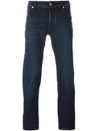 Jacob Cohen Slim-fit Jeans, Men's, Size: 37, Blue, Cotton/polyester/spandex/elastane