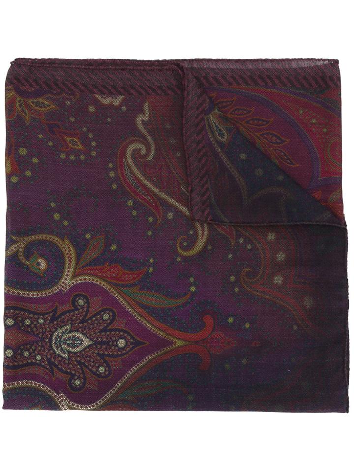 Etro Ombre Print Scarf - Pink & Purple