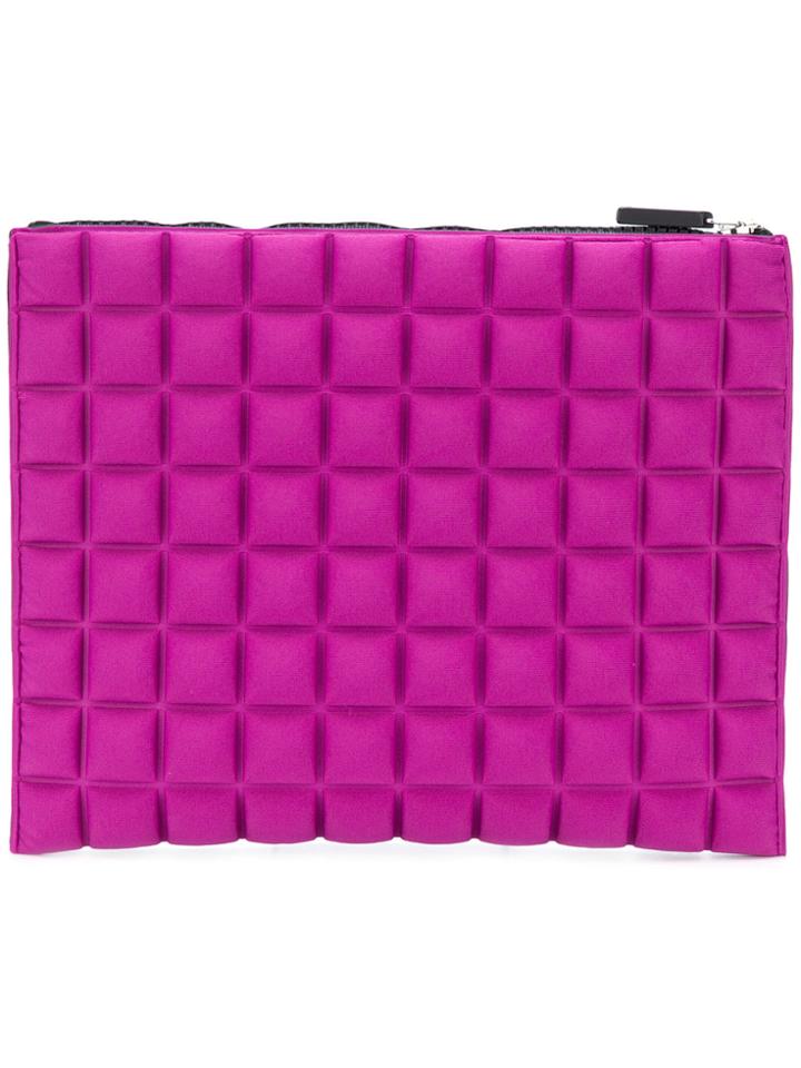 No Ka' Oi Top Zip Medium Pouch - Pink & Purple