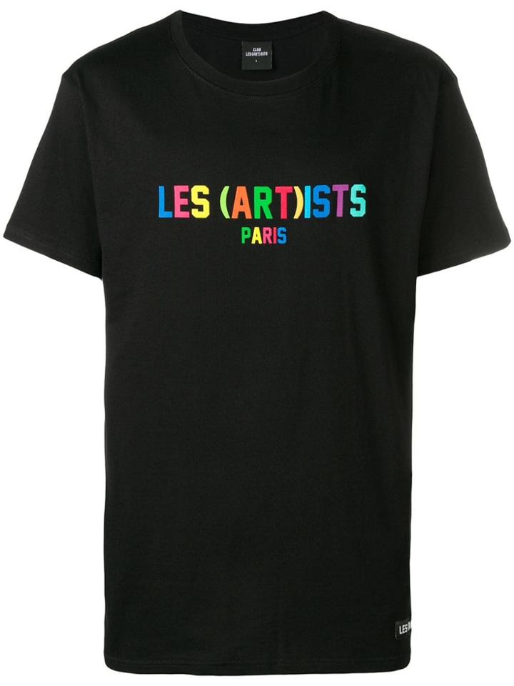 Les (art)ists Printed Logo T-shirt - Black