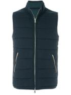 N.peal The Mall Quilted Gilet - Blue