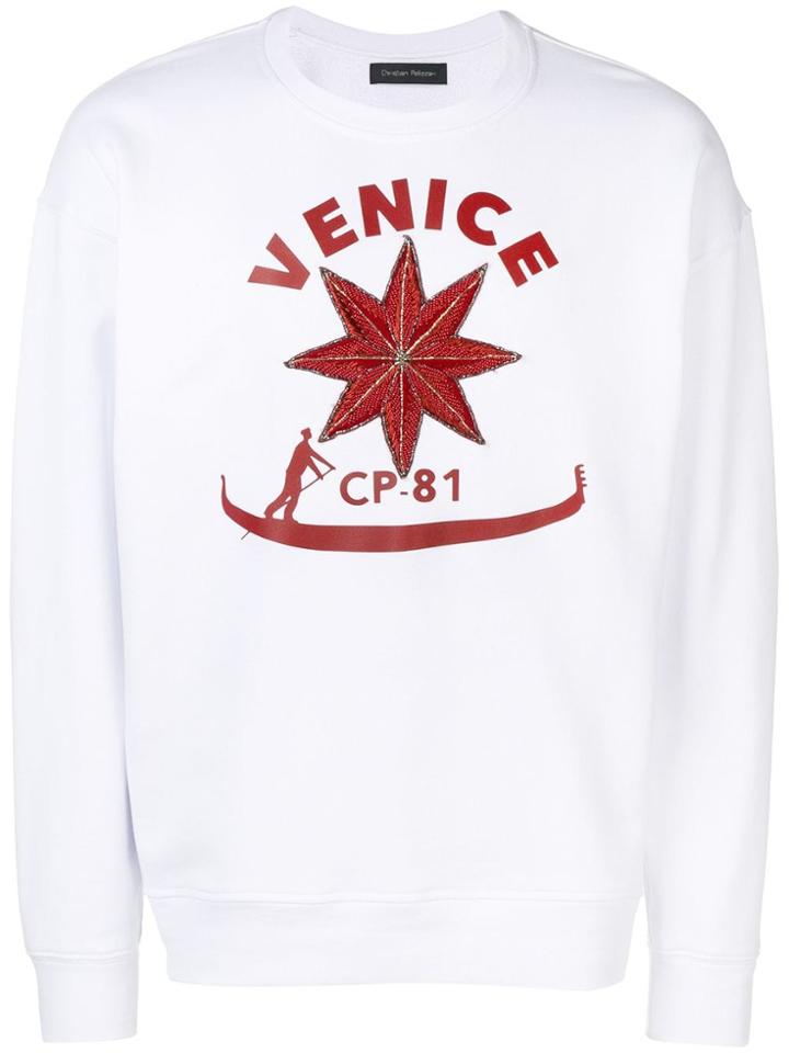 Christian Pellizzari Crew Neck Sweatshirt - White