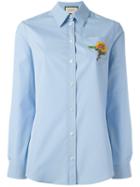 Gucci Oxford Shirt, Women's, Size: 42, Blue, Cotton/polyester/polyamide