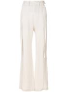 Ann Demeulemeester High Waist Trousers - Nude & Neutrals