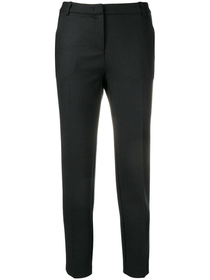 Pinko Cropped Tailored Trousers - Black
