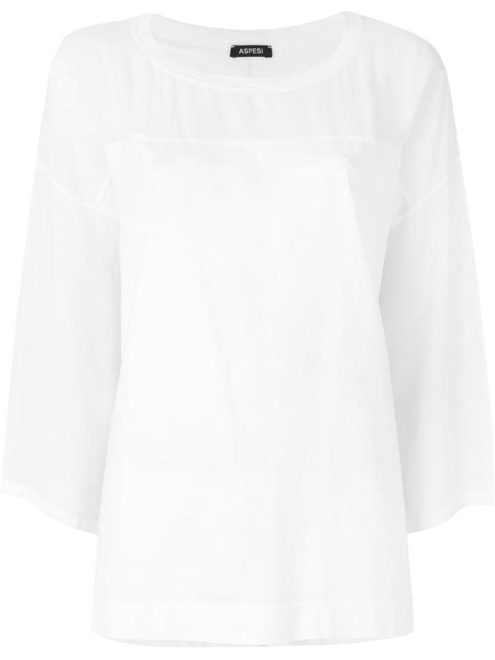Aspesi Three Quarter Sleeves Blouse