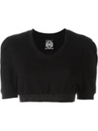 Nasir Mazhar Puff Sleeve Crop Top