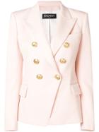 Balmain Classic Double-breasted Blazer - Pink