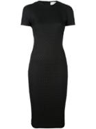 Victoria Beckham Classic Fitted Dress, Women's, Size: 10, Black, Cotton/viscose/wool