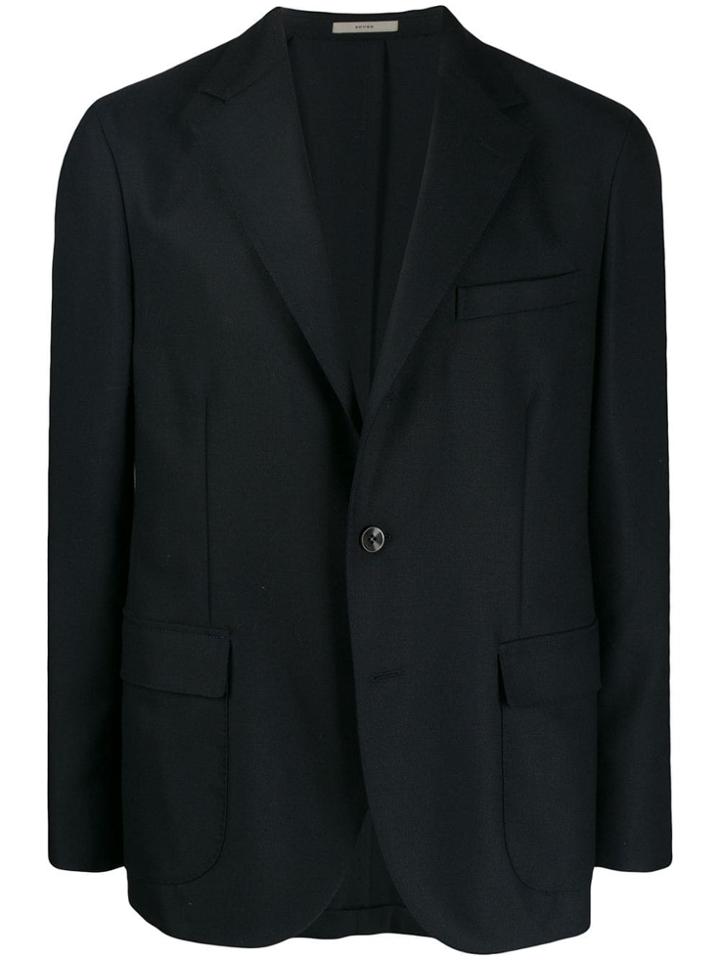 Boglioli Flap Pocket Button Blazer - Blue