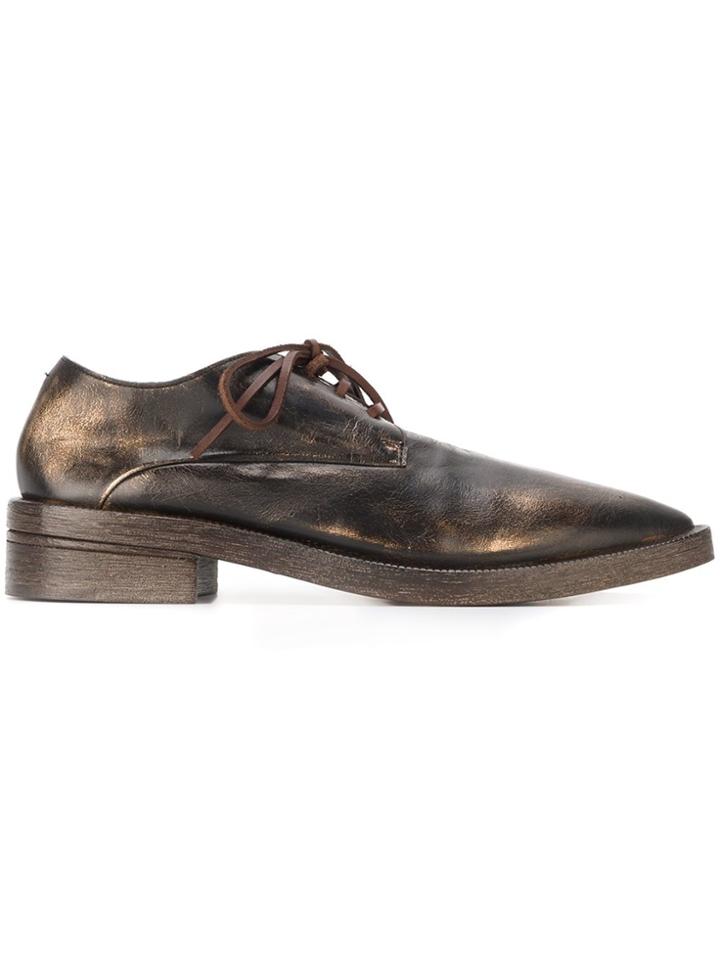 Marsèll Frayed Derbies - Metallic