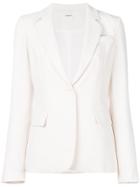 P.a.r.o.s.h. Classic Fitted Blazer - White
