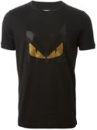 Fendi Bag Bugs T-shirt, Men's, Size: 50, Black, Cotton/crystal
