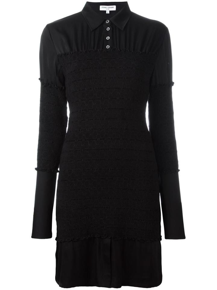 Opening Ceremony Shirt Dress - Black