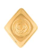 Chanel Pre-owned Cc Diamond Brooch - Metallic