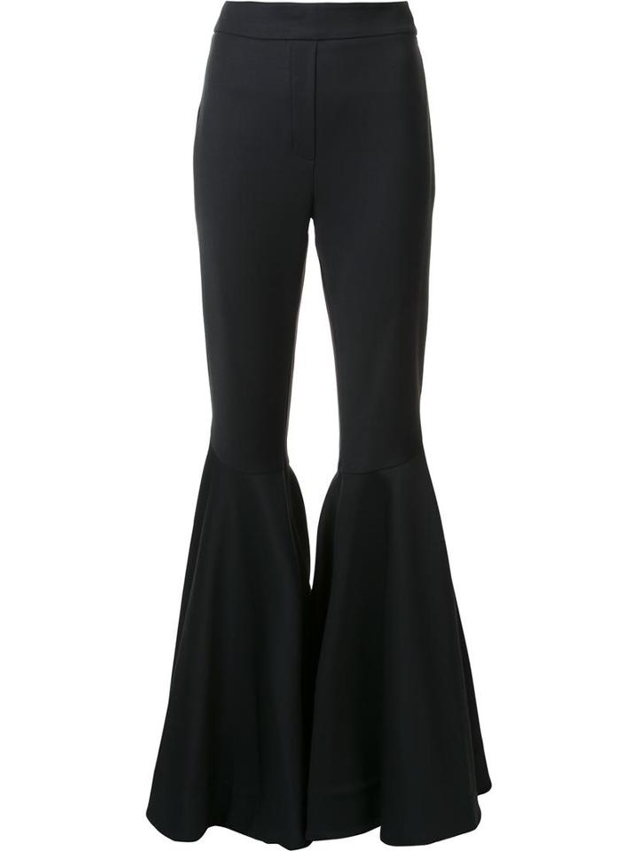 Ellery Super Flared Trousers, Women's, Size: 10, Black, Nylon/spandex/elastane/virgin Wool