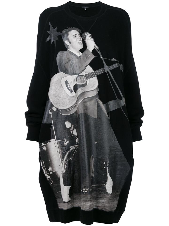 R13 Elvis Grunge Dress - Black