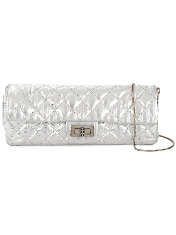 Chanel Vintage Timeless Clutch - Grey
