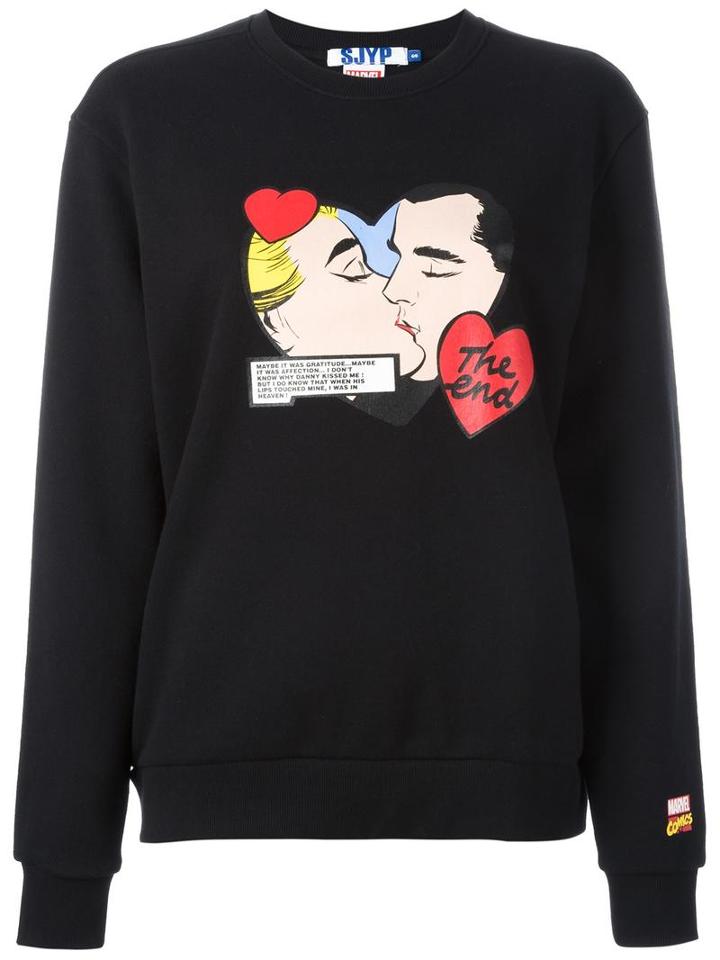 Steve J & Yoni P The End Sweatshirt, Women's, Size: Medium, Black, Cotton